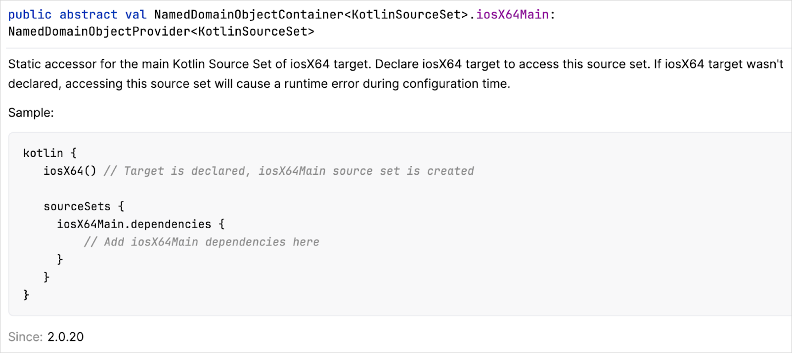 Accessing the source sets by name Accessing the source sets by name