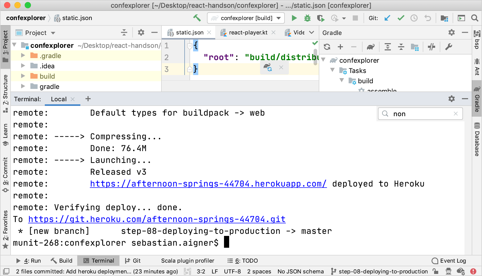 Web app deployment to production Web app deployment to production