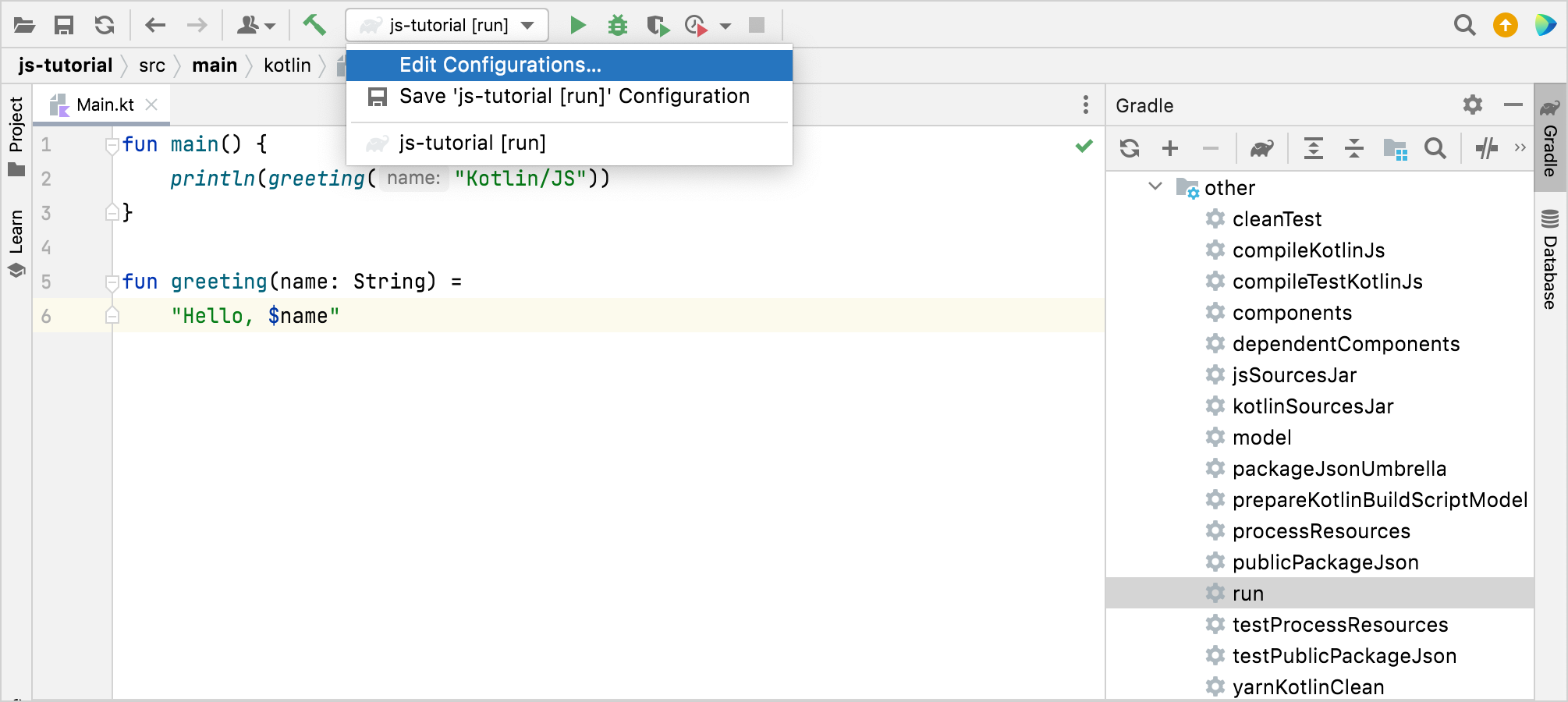 Editing run configurations in IntelliJ IDEA Editing run configurations in IntelliJ IDEA