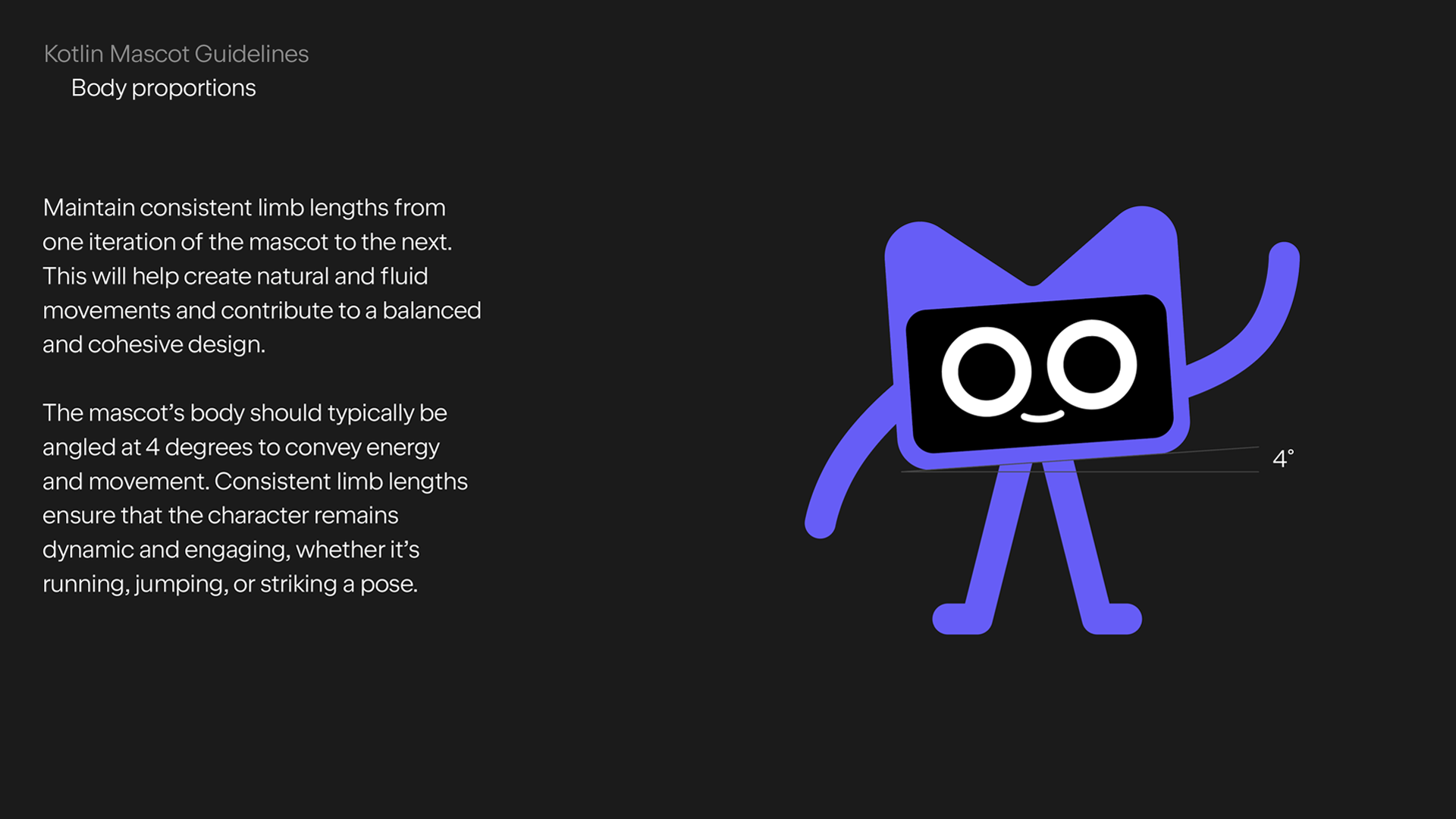 Kotlin mascot Kodee proportions Kotlin mascot Kodee proportions
