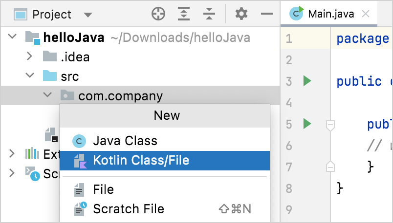 Add new Kotlin file class Add new Kotlin file class