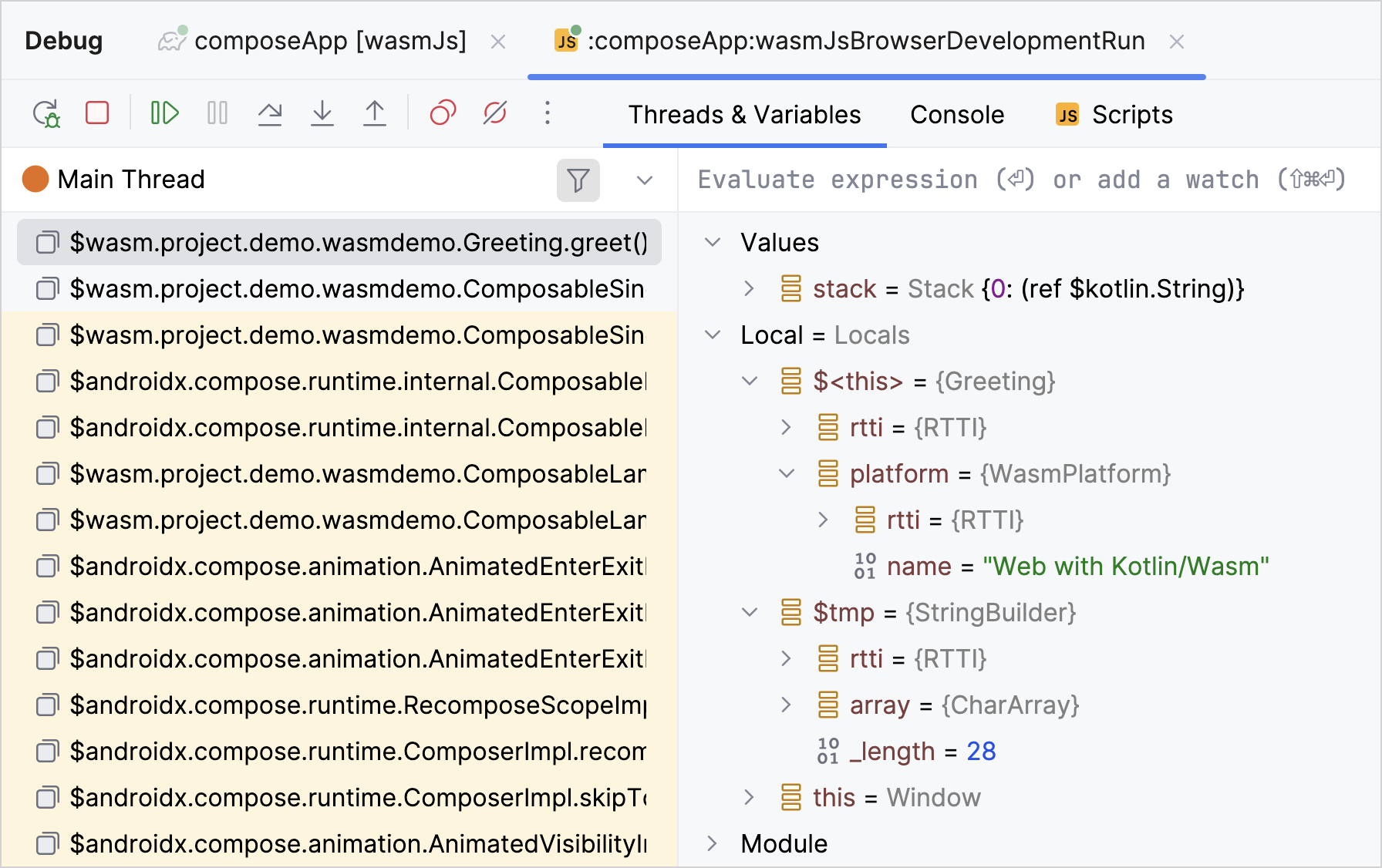 Check Threads & Variables