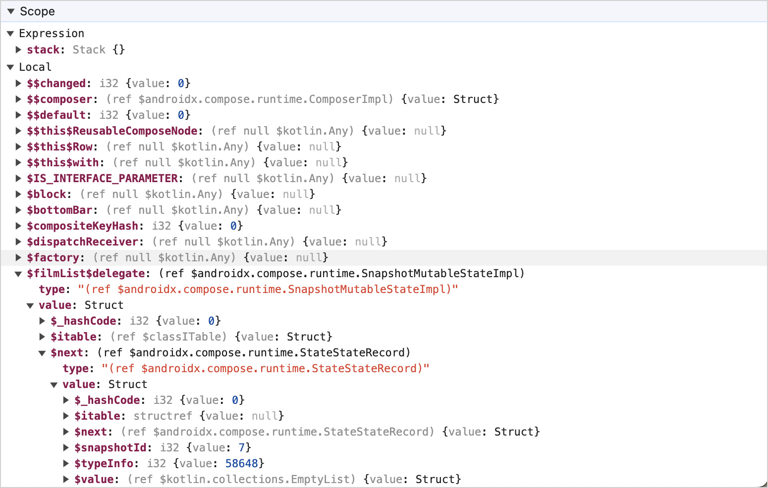 Kotlin/Wasm old debugger Kotlin/Wasm old debugger