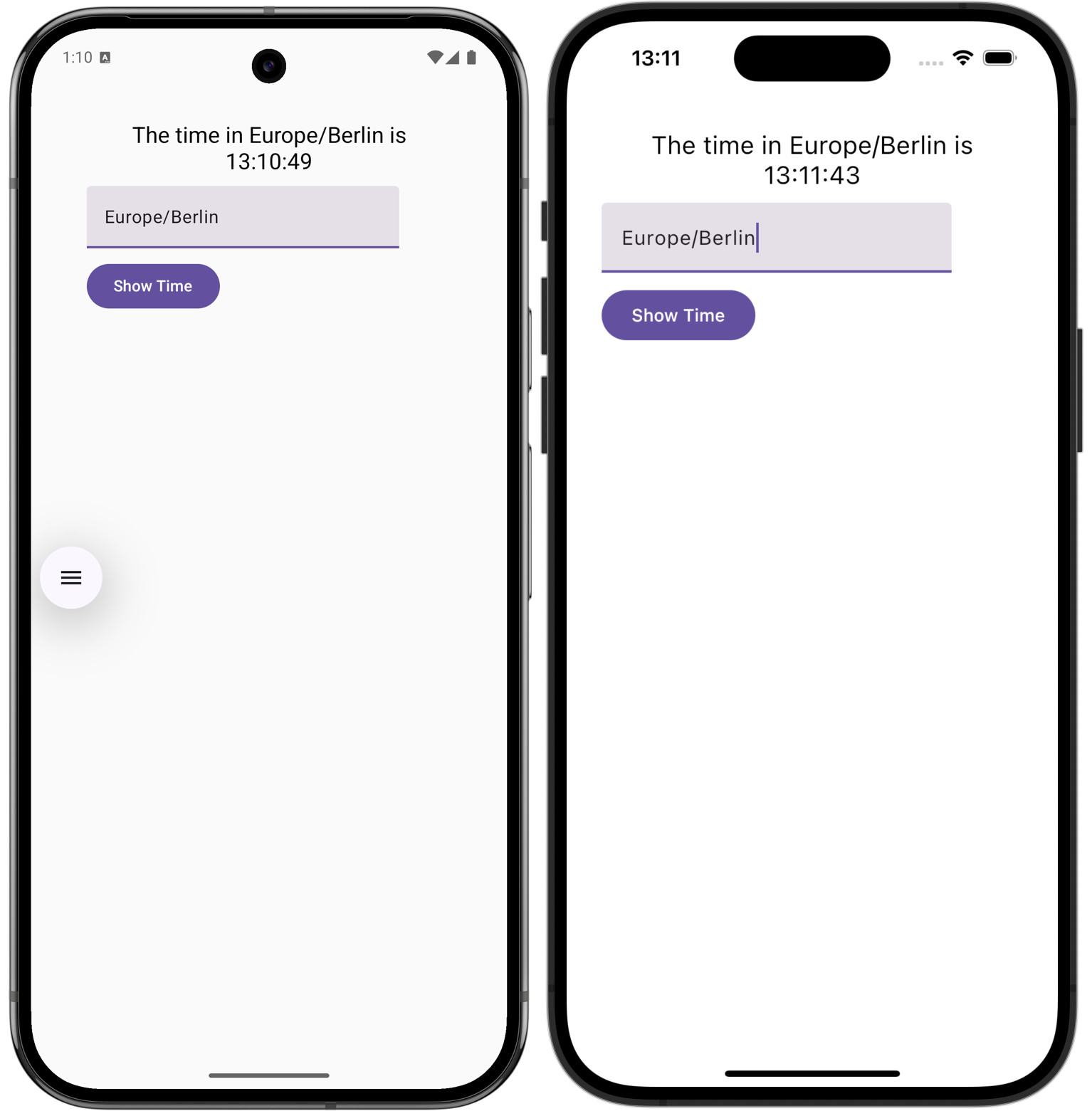 Improved style of the Compose Multiplatform app on Android and iOS