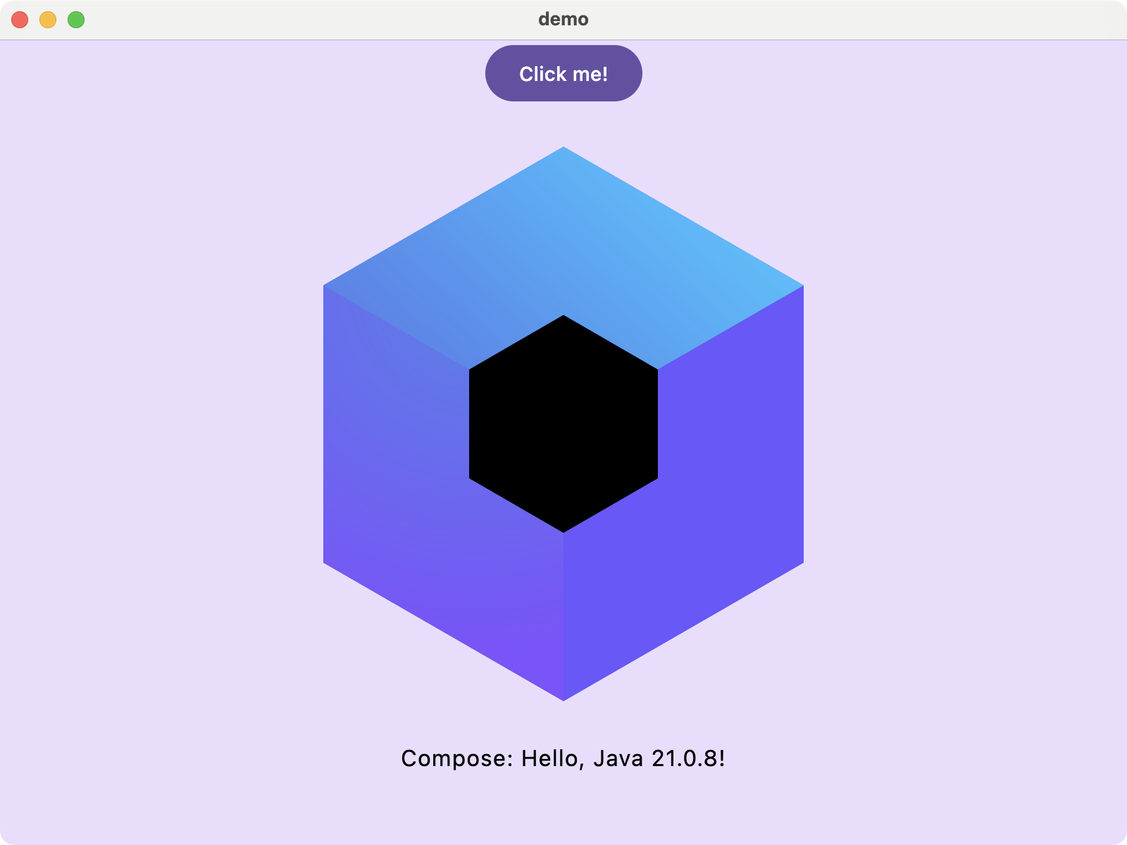 First Compose Multiplatform app on desktop First Compose Multiplatform app on desktop