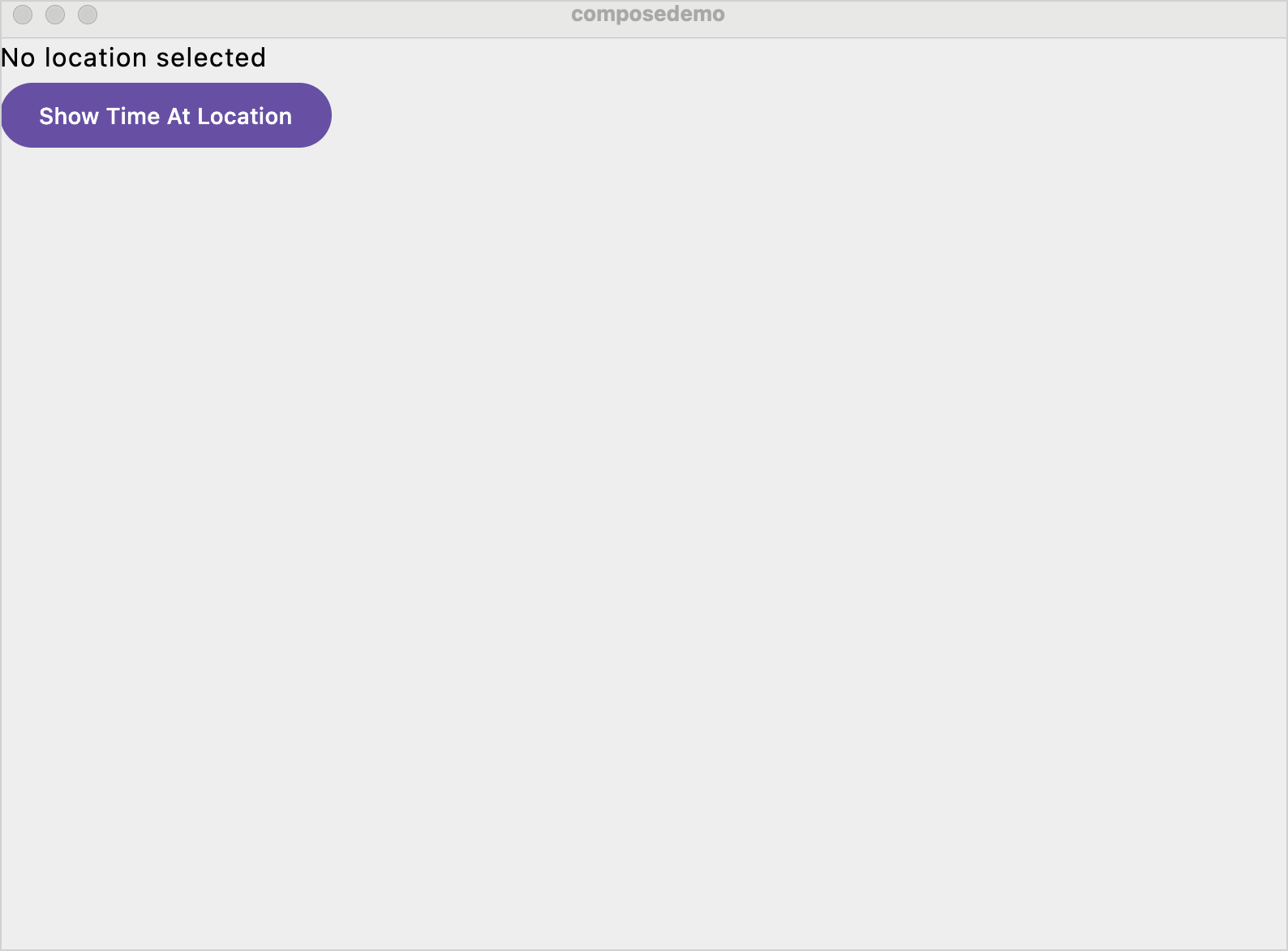New Compose Multiplatform app on desktop