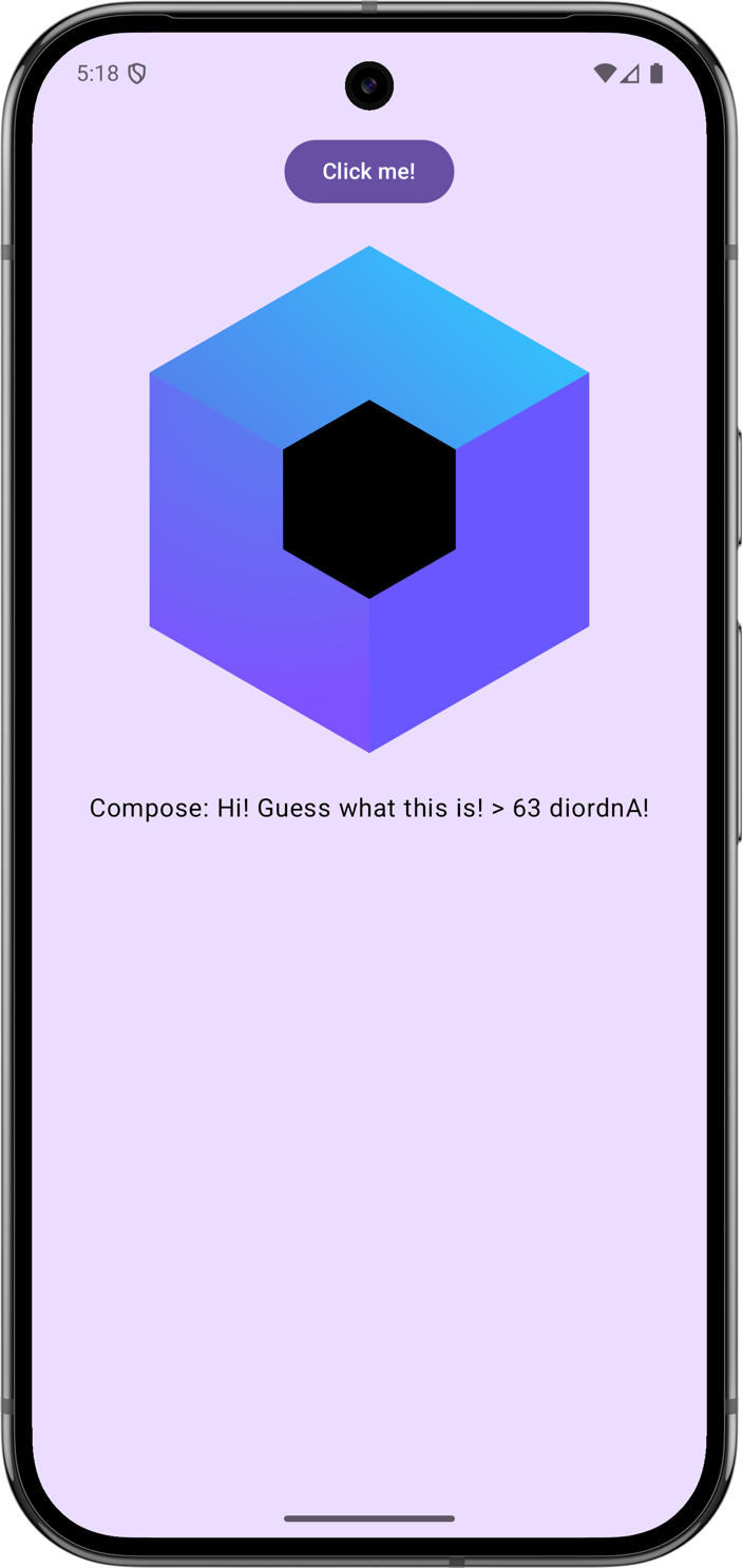 First mobile multiplatform app on Android First mobile multiplatform app on Android