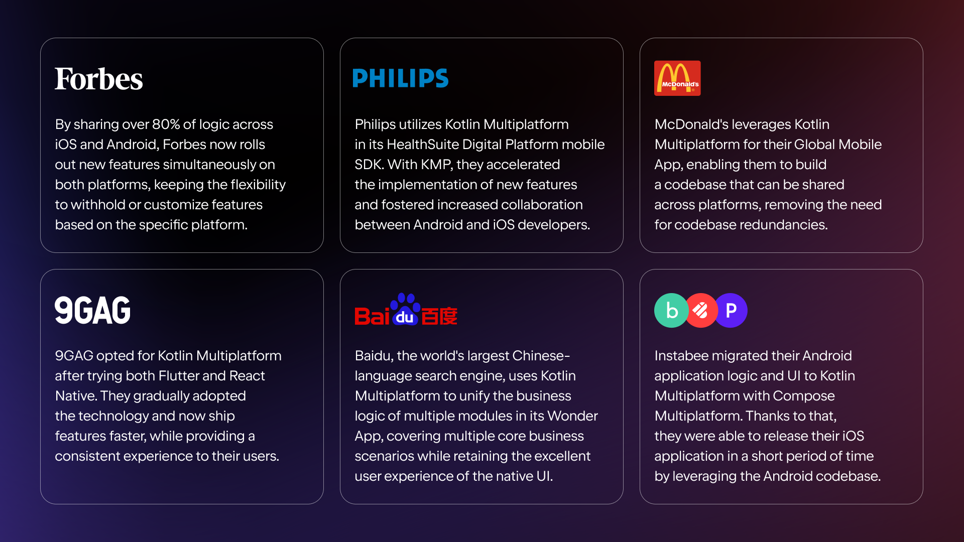 Kotlin Multiplatform Case Studies
